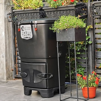 碧奥兰专业家用堆肥箱120L简易型大容量 BIOLAN厨余垃圾分类发酵堆肥桶