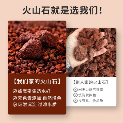 德沃多肥料红火山岩5kg(3-5cm)多肉颗粒土铺面石拌土改善土壤园艺无土栽培s509