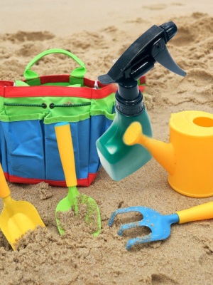 壹分皿 儿童园艺种植工具套装亲子沙滩赶海玩具宝宝挖沙水壶铲子s510
