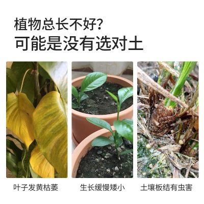 德沃多肥料植物营养土通用15L园艺养种菜有机土壤盆栽种植泥炭土兰花多肉土s509s509