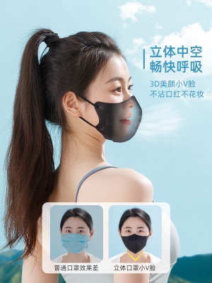 爱丽思防晒3d立体口罩一次性女防紫外线夏季透气高颜值护眼角IRISs512