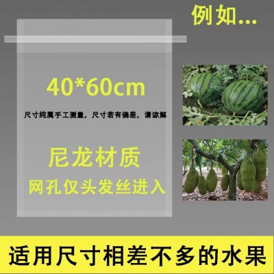 德沃多肥料防鸟袋40*60cm西瓜大小(15个)防虫网保护膜果实果树水果葡萄套袋s509s509