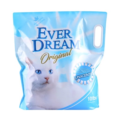 蓝梦（Ever Dream）天然钠基矿砂矿石猫砂活性炭除臭低尘破碎混合膨润土猫沙s514