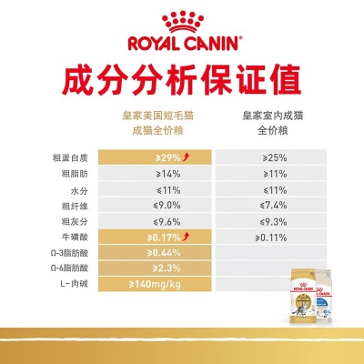 皇家猫粮 美短成猫粮 ASA31 通用粮 12月以上s521