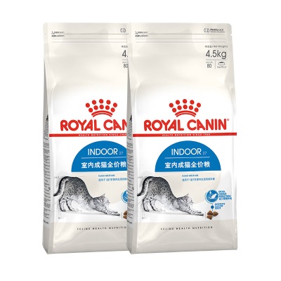 皇家（ROYAL CANIN）猫粮 室内成猫粮 I27 通用粮 12月以上s521