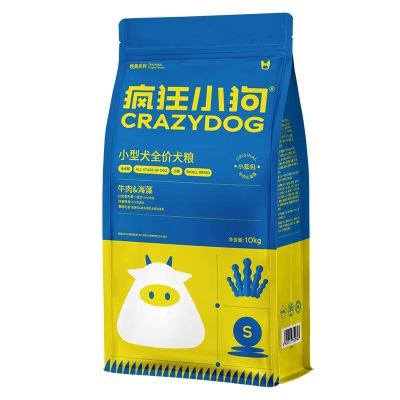 疯狂小狗定制款幼犬成犬狗粮小型犬通用犬粮10kgs517