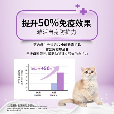 冠能猫粮 幼猫猫粮3周-12月龄400g  添加牛初乳s520