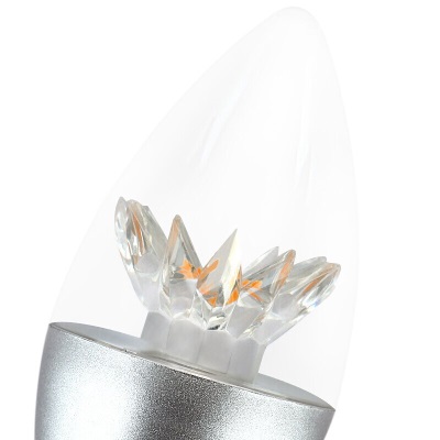 FSL佛山照明灯泡led灯泡e14水晶尖泡蜡烛泡小螺口节能高亮光源s524
