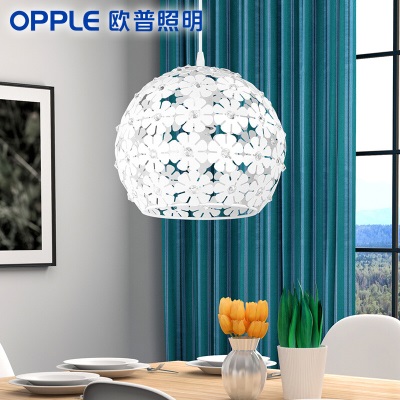 欧普（OPPLE） 欧普照明（OPPLE） led餐厅灯浪漫 时尚单头餐吊灯个性CDs523