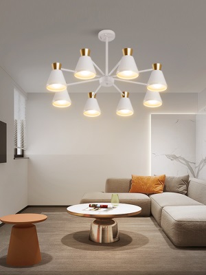 松下客厅吊灯北欧轻奢个性创意卧室现代简约设计纯色简欧餐厅灯饰s526