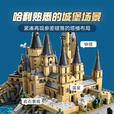 乐高（LEGO）积木拼装哈利波特76419霍格沃茨城堡庭院18岁+玩具生日礼物上新s529