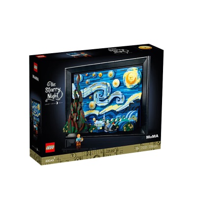 乐高（LEGO）积木21333梵高星月夜18岁+玩具 IDEAS系列旗舰限定款s529