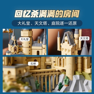 乐高（LEGO）积木拼装哈利波特76419霍格沃茨城堡庭院18岁+玩具圣诞礼物s529