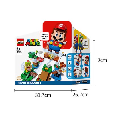 乐高（LEGO）积木超级马力欧71360马力欧冒险入门套组6岁+儿童玩具圣诞礼物s529