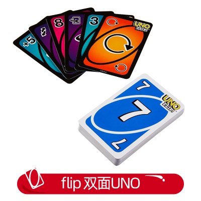 美泰UNO优诺纸牌桌面欢乐休闲聚会多人乌诺正版游戏互动扑克牌s530