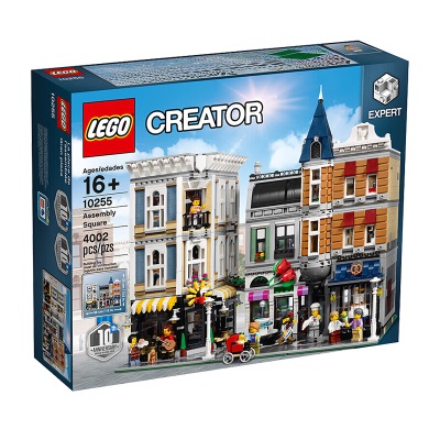 乐高（LEGO）积木10255城市中心集会广场16岁+玩具 旗舰限定款s529