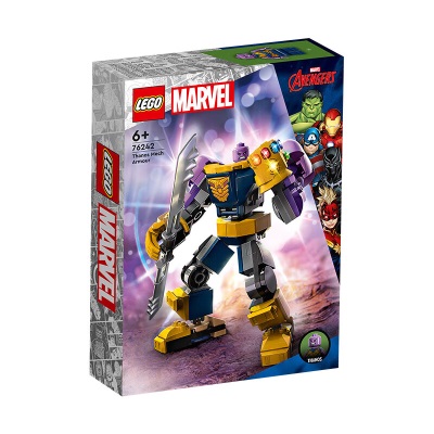 乐高（LEGO）积木拼装超级英雄76243火箭浣熊威猛机甲6岁+儿童玩具圣诞礼物s529