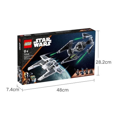 乐高（LEGO）积木拼装星球大战75348曼达洛尖牙战斗机大战9岁+玩具圣诞礼物s529