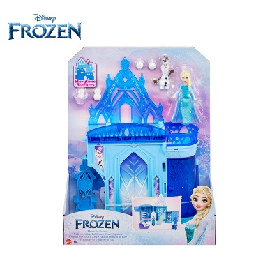 【圣诞礼物】迪士尼艾莎冰雪城堡套装电影同款雪宝女童过家家玩具