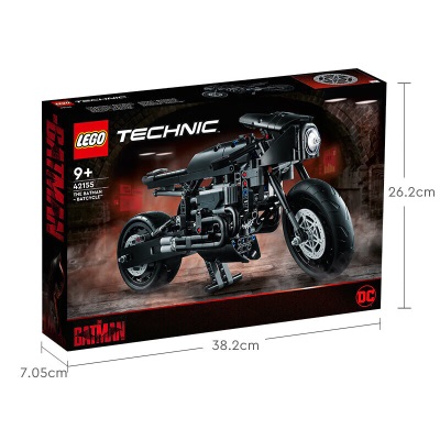 乐高（LEGO）积木拼装机械组42155蝙蝠侠BATCYCLE9岁+男孩儿童玩具圣诞礼物s529
