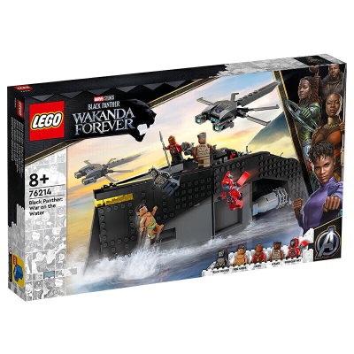 乐高（LEGO）积木超级英雄76214黑豹船上大战8岁+男孩女孩儿童玩具圣诞礼物s529