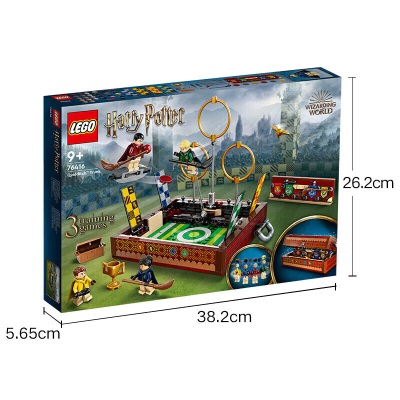 乐高（LEGO）积木拼装哈利波特76416魁地奇球赛盒9岁+儿童玩具圣诞礼物s529