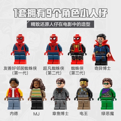 乐高（LEGO）积木拼装超级英雄76261蜘蛛侠大决战10岁+儿童玩具圣诞礼物s529