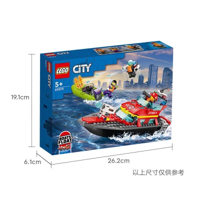 乐高（LEGO）积木拼装 60373 消防救援艇s529