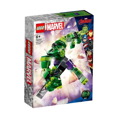 乐高（LEGO）积木拼装超级英雄76243火箭浣熊威猛机甲6岁+儿童玩具圣诞礼物s529