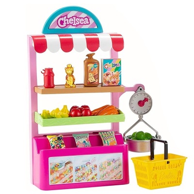 芭比娃娃套装礼盒女孩小凯莉便利小超市游戏欢乐场景儿童玩具 小凯莉便利小超市GTN67s531
