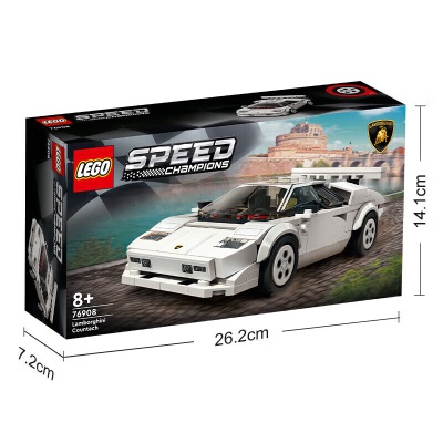 乐高（LEGO）积木赛车系列76908兰博基尼Countach8岁+男孩儿童玩具圣诞礼物s529