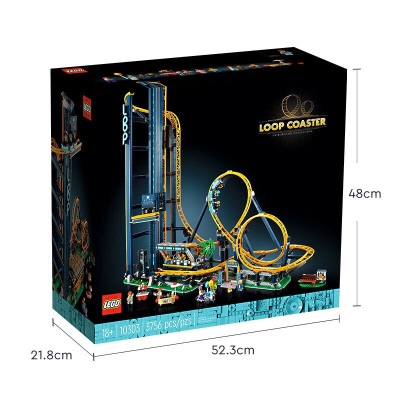乐高（LEGO）积木10303翻滚过山车18岁+玩具 ICONS系列旗舰限定款s529