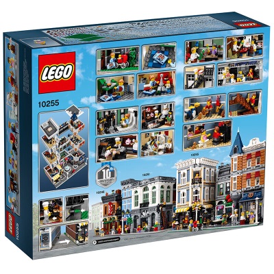 乐高（LEGO）积木10255城市中心集会广场16岁+玩具 旗舰限定款s529