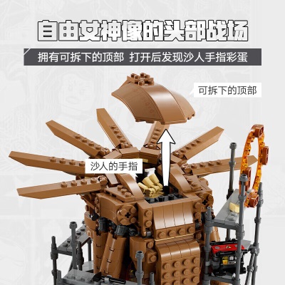 乐高（LEGO）积木拼装超级英雄76261蜘蛛侠大决战10岁+儿童玩具圣诞礼物s529