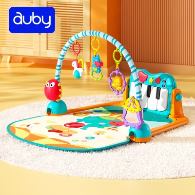 澳贝（auby）婴儿玩具马戏团钢琴健身架s534