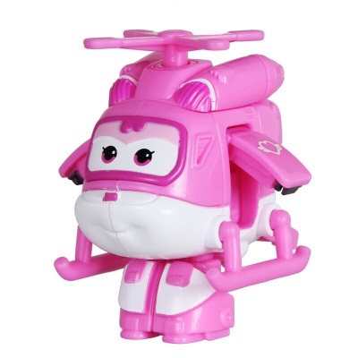 奥迪双钻（AULDEY）超级飞侠儿童玩具迷你变形机器人欢乐装4只装生日礼物710091s533