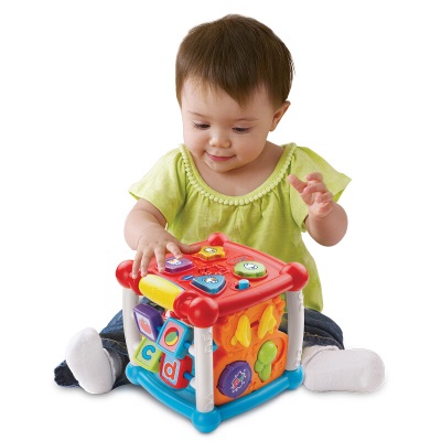 伟易达（VTECH）婴幼儿玩具六面体 智立方mini 早教游戏收纳宝箱盒6-24月宝宝礼物s537
