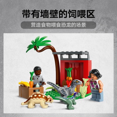 乐高（LEGO）积木侏罗纪世界76963小恐龙救援中心4岁+儿童玩具新年生日礼物s529