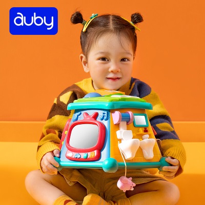 澳贝（auby）婴幼儿童玩具六面体生活场景体验早教蒙氏生活认知男女孩生日礼物s534
