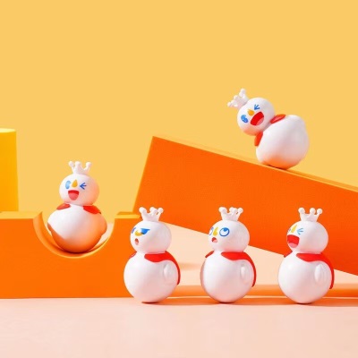 佳奇蜜雪冰城联名雪王冰淇淋雪糕摇摇乐积木玩具创意儿童生日礼物s538