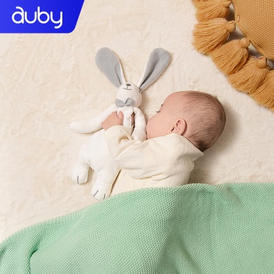 澳贝（auby）婴幼儿玩具熊猫团团安抚玩偶可入口水巾哄睡+牙胶啃咬A类面料s534