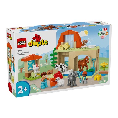 乐高（LEGO）积木得宝DUPLO10416欢乐农场动物2岁+儿童玩具新年生日礼物上新s529