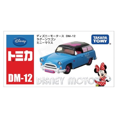 多美（TAKARA TOMY）多美卡迪士尼合金小汽车模型Tomica女孩玩具车米奇米妮 DM-12小篷车 米妮s532