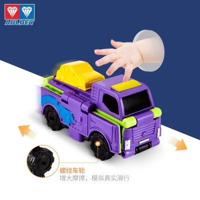 奥迪双钻（AULDEY）儿童玩具车反反车创意出租车变形车三只装男孩女孩生日礼物463879s533