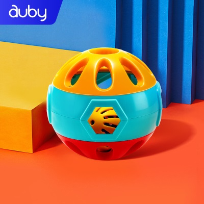 澳贝（auby）婴儿童玩具男女孩学爬玩具响铃滚滚球运动爬行抓握训练周岁生日礼物s534