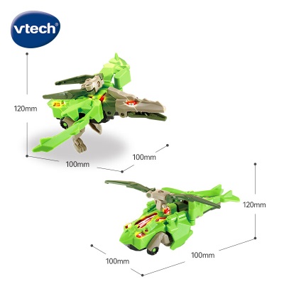 伟易达（VTECH）变形恐龙超级恐龙蛋 3岁+儿童变形玩具元旦礼物【变形直升机】s537