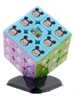 迪士尼高乐魔方三阶比赛用顺滑成人减压初学者魔方块儿童玩具s539s539