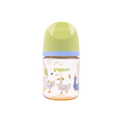 贝亲奶瓶 婴儿奶瓶 宽口径PPSU奶瓶 新生儿奶瓶 第3代自然实感 160ml配Ss543