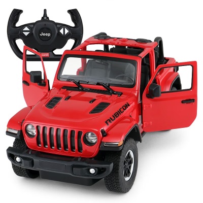 星辉(Rastar) 遥控车跑车儿童男孩玩具车可遥控车模型内置USB充电吉普牧马人 1：14s540