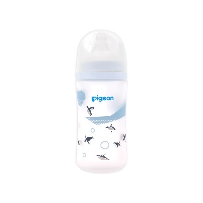 贝亲奶瓶 奶瓶新生儿 婴儿奶瓶 宽口径玻璃奶瓶 自然实感 彩绘系列 护层s534